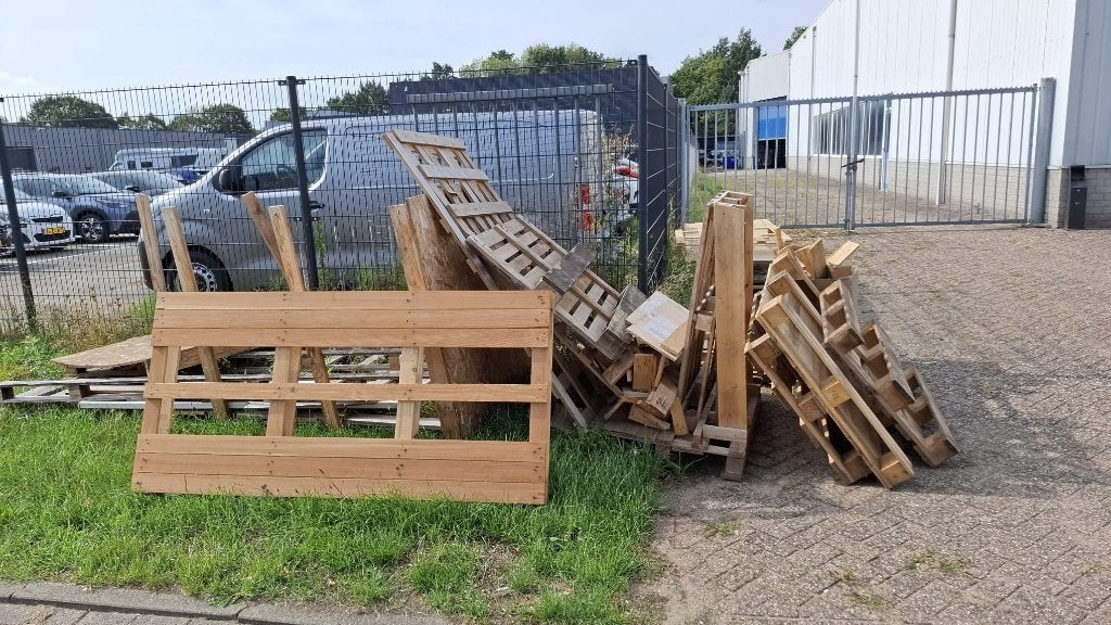 Diverse Houten pallets, Ophalen, Gebruikt, Overige houtsoorten, Pallet