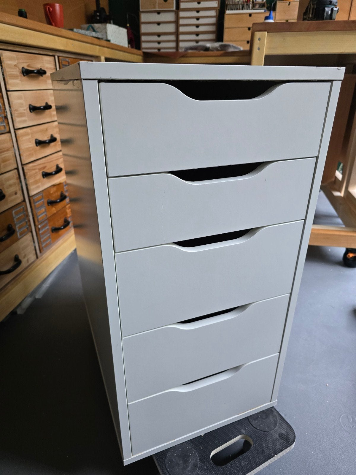 IKEA Alex ladeblok - beschadigde bovenkant, Ophalen, Overige materialen, Minder dan 50 cm, Gebruikt