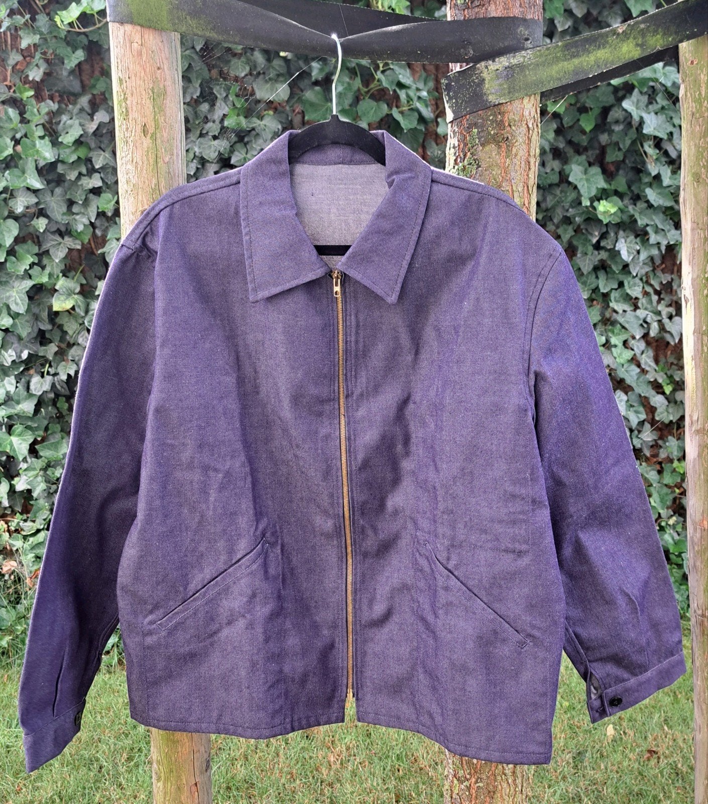 Vintage jeans werk jack jas nooit gedragen  spijkerjas, Ophalen of Verzenden, Zo goed als nieuw