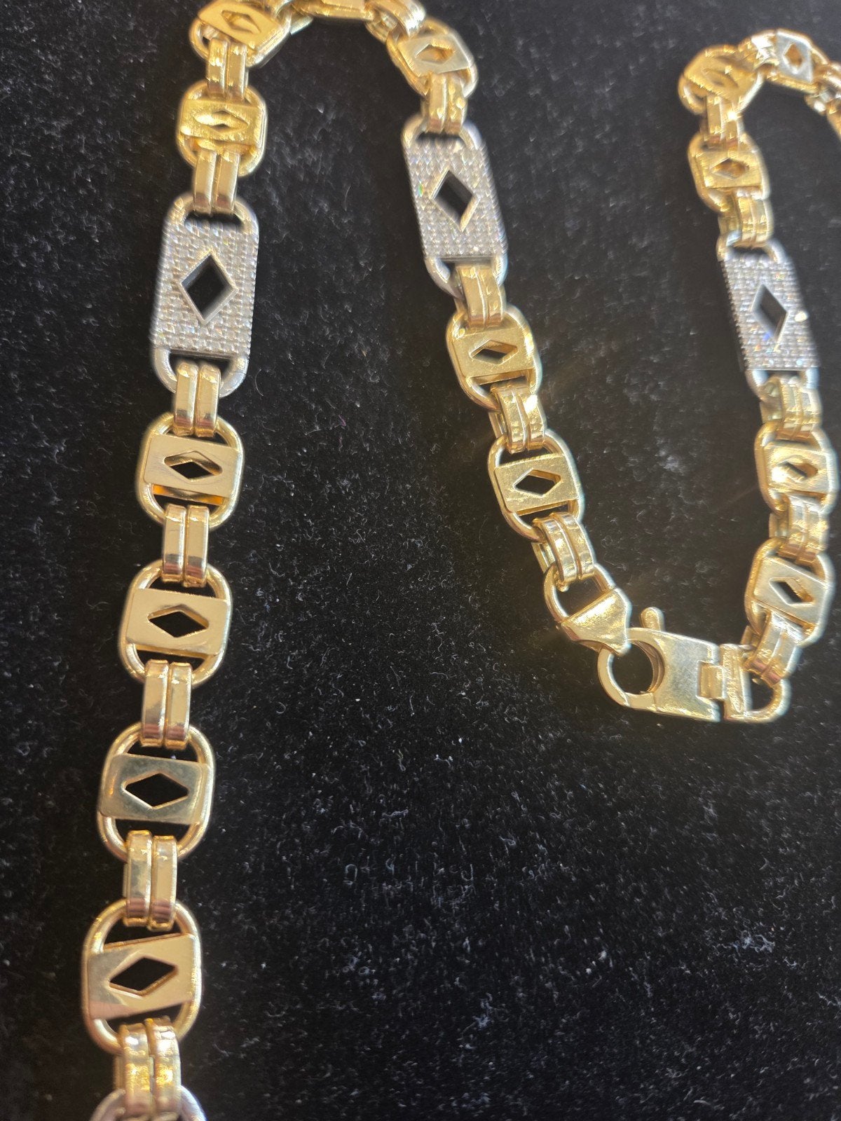 14 k gouden kingsley ketting 86,2 gram 72 cm, Ophalen of Verzenden, Nieuw, Goud, Goud