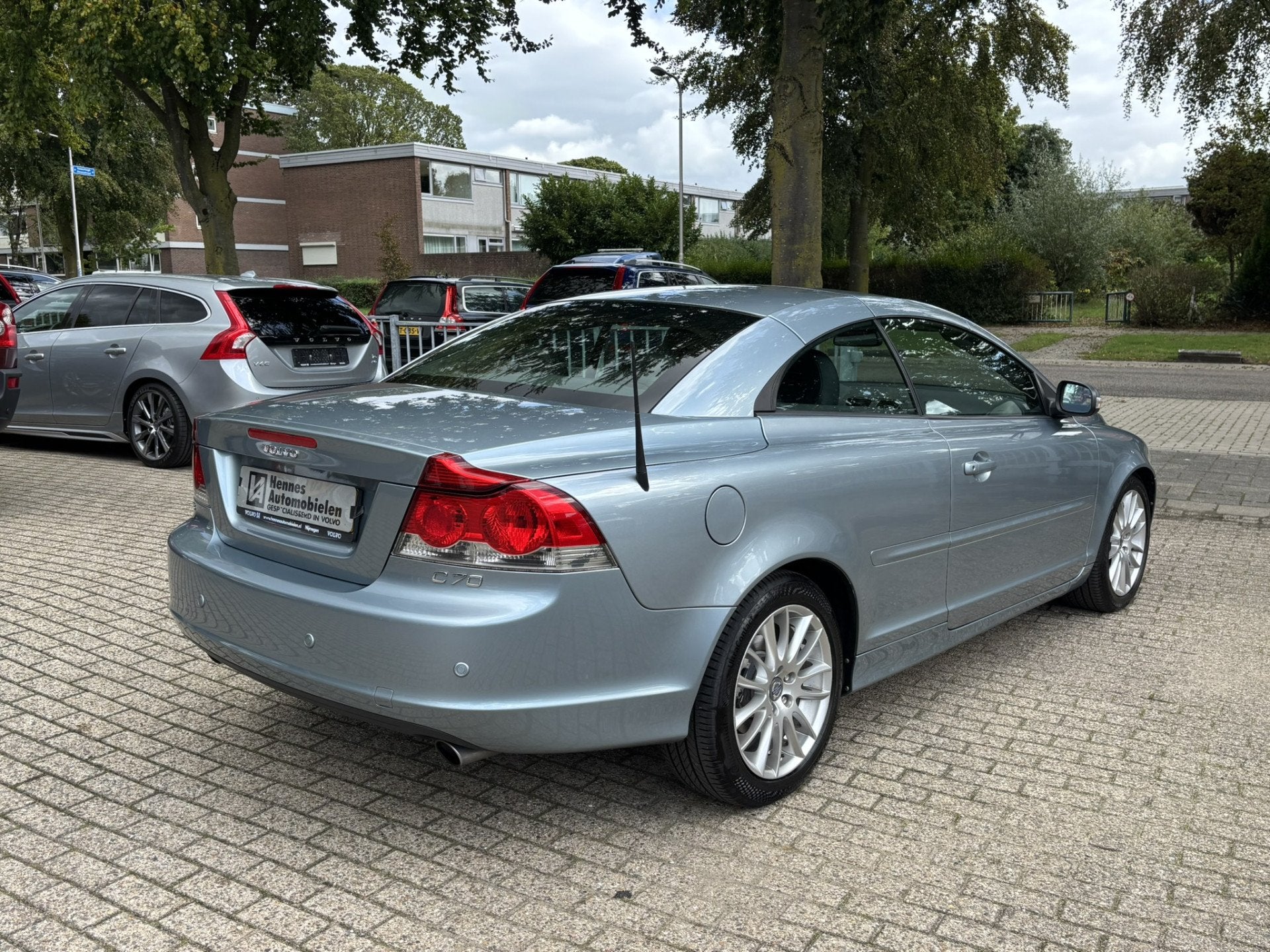 Volvo C70 Convertible 2.5 T5 230pk Summum Xenon (bj 2008), Auto's, C70, Gebruikt, Zwart, Cabriolet