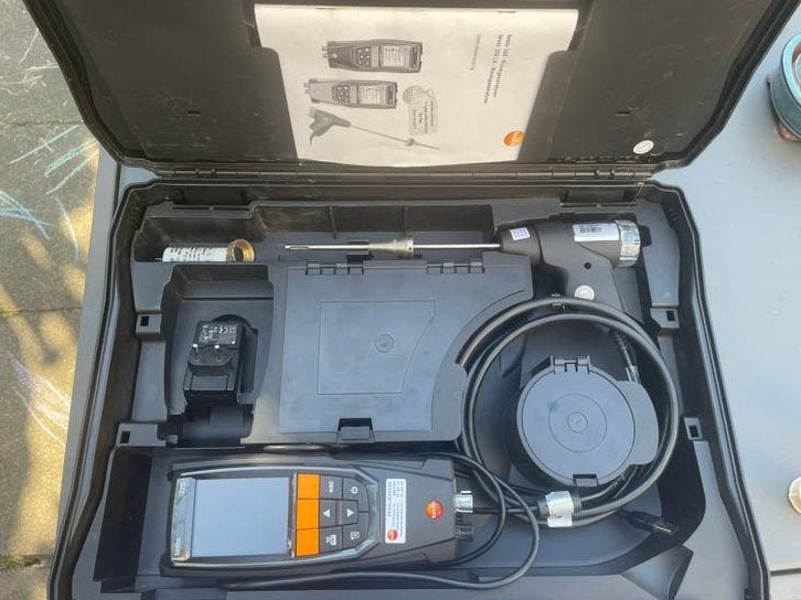 Testo 320+ Rookgasmeter CO O2 , Gekeurd , Factuur Mogelijk, Ophalen of Verzenden, Zo goed als nieuw
