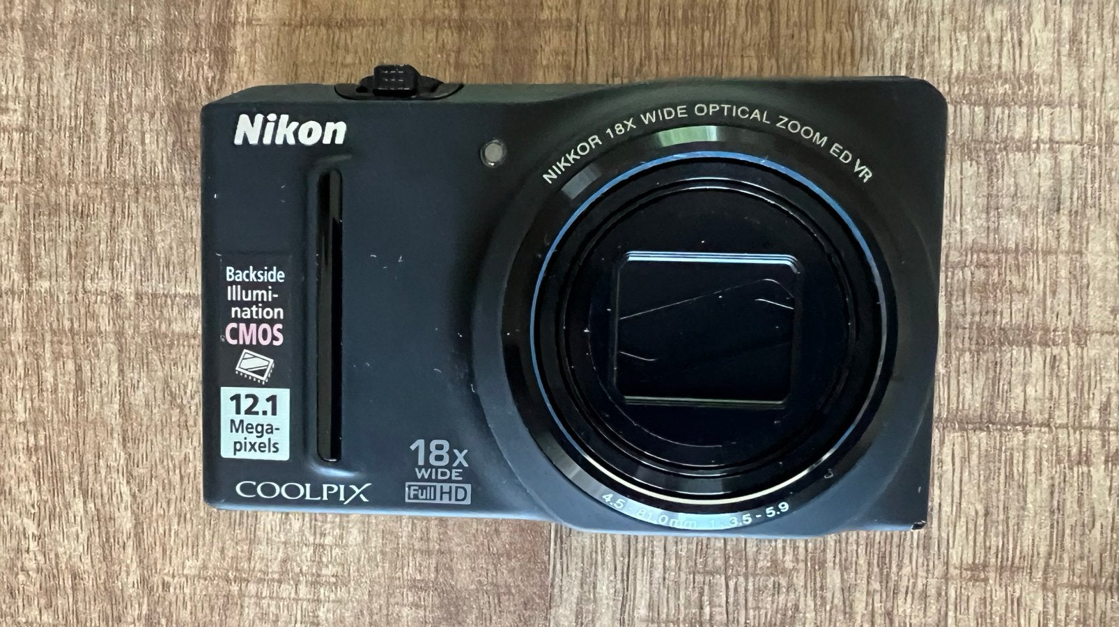 Digitale compactcamera, Nikon Coolpix S9100 , zwart, Audio, Tv en Foto, Fotocamera's Digitaal, 12 megapixels, Ophalen of Verzenden