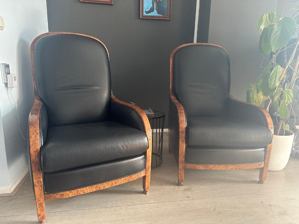 Poltrona Frau Design Fauteuil, Ophalen, Zo goed als nieuw, 50 tot 75 cm, Leer