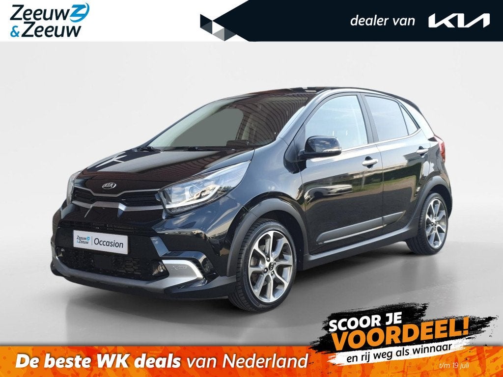 Kia Picanto 1.0T X-Line 5p | Stoel en stuurverwarming | Navi, Auto's, Kia, Voorwielaandrijving, 12 maanden, 101 pk, Gebruikt