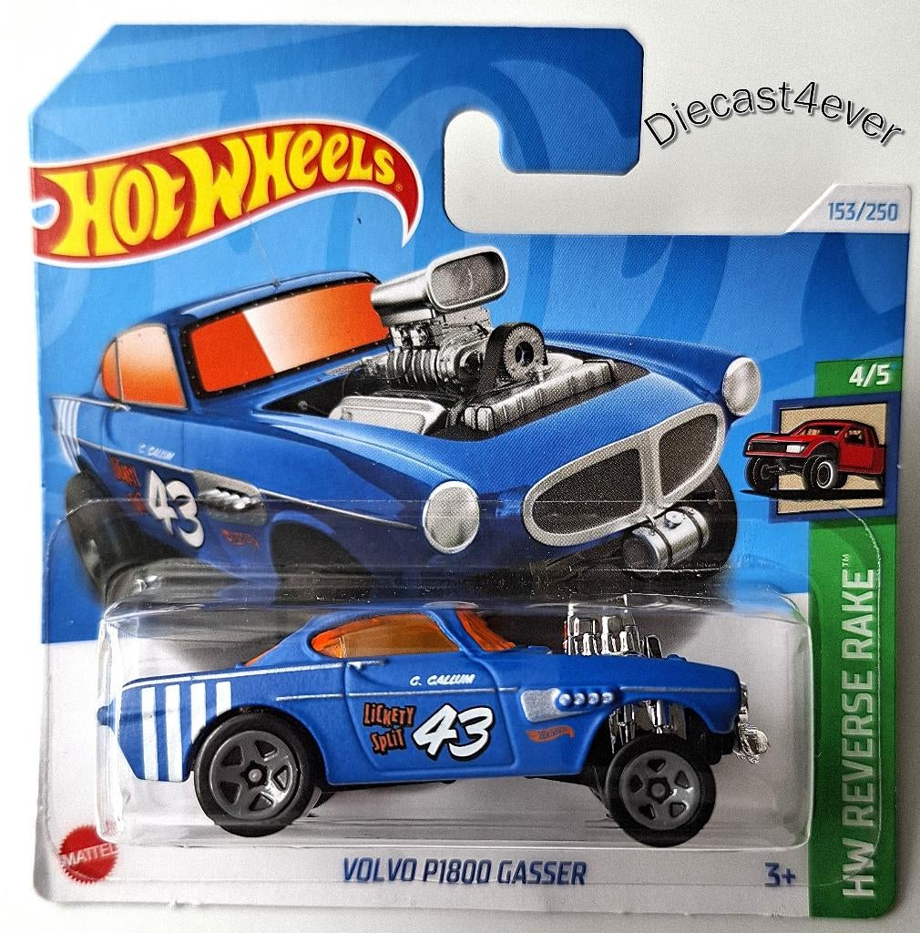 Hot Wheels Volvo P1800 Gasser, Ophalen, Nieuw, Auto