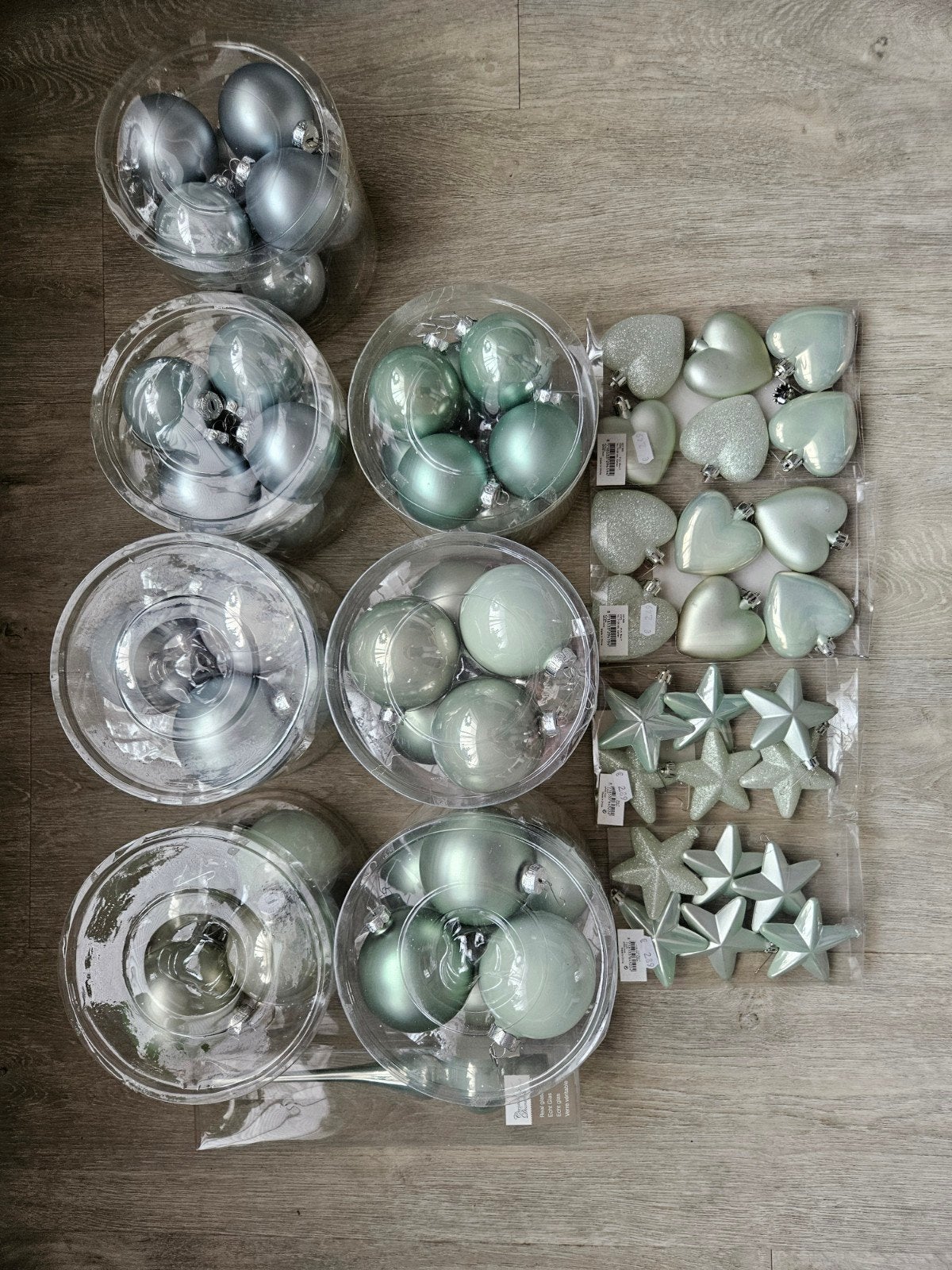 kerstballen ik  de kleuren blauw en groen, Diversen, Ophalen, Zo goed als nieuw