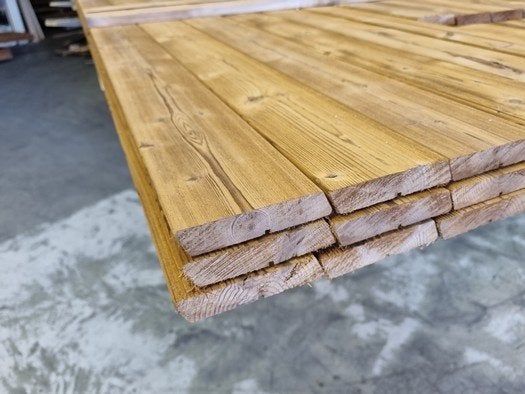 Planken- latten 18x85 / geborsteld / thermowood - nr: tp218, Tuin en Terras, Palen, Balken en Planken, Ophalen, Nieuw, 250 cm of meer