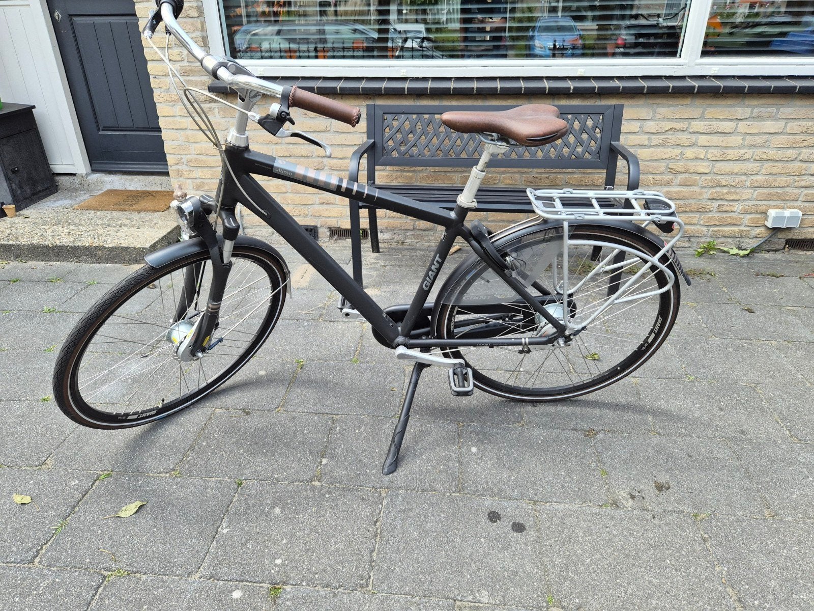 Giant fiets met Shimano Nexus 8 versnellingen, Ophalen
