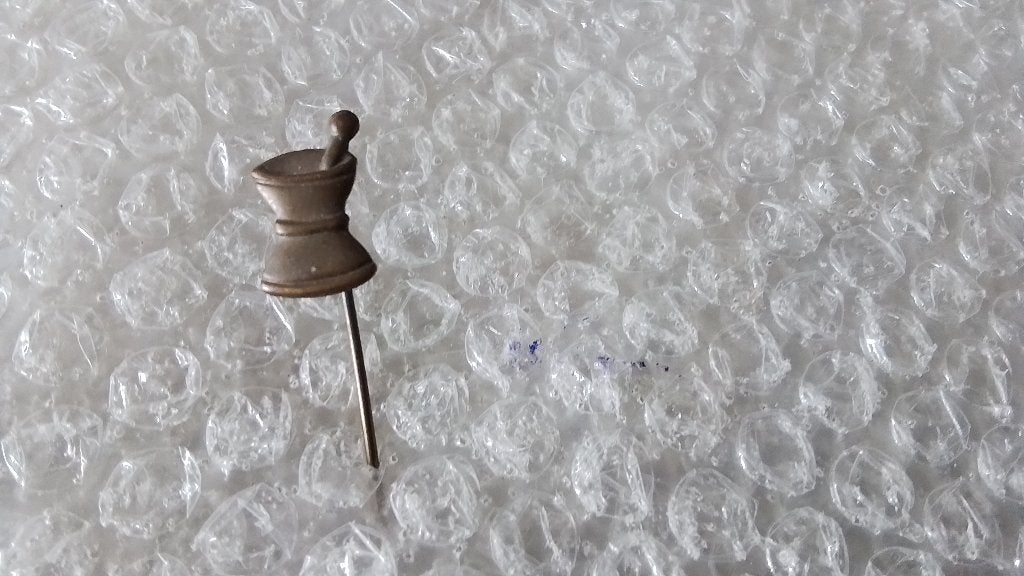 Speldje vijzel met stamper, Ophalen of Verzenden, Zo goed als nieuw, Overige onderwerpen
