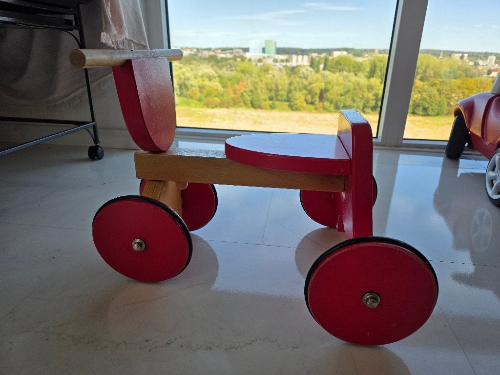 Houten kinder loopfiets, Ophalen, Gebruikt, Rij- of Hobbelspeelgoed