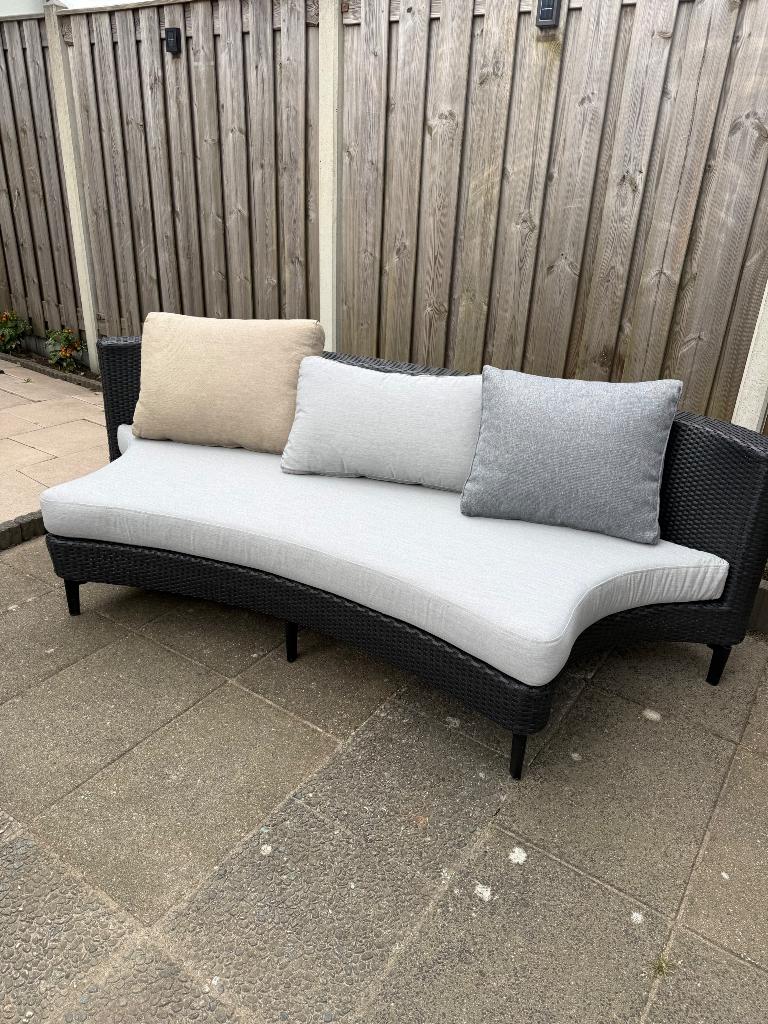 Loungeset, Tuin en Terras, Tuinsets en Loungesets, Ophalen, Kunststof, Gebruikt, 6 zitplaatsen
