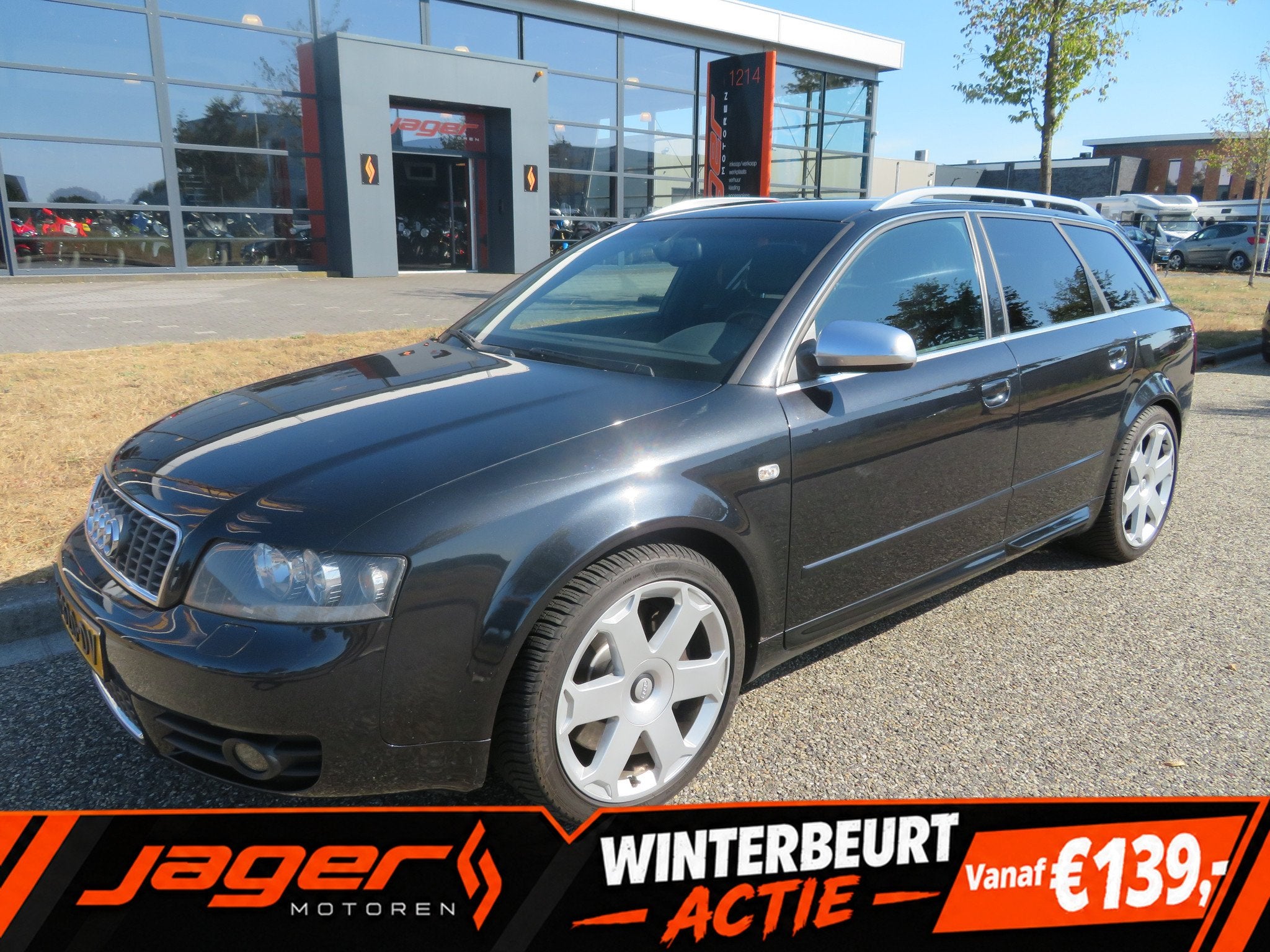 Audi S4 4.2 QUATTRO SUPERSTRAK! (bj 2004), Auto's, Gebruikt, 8 cilinders, Overige carrosserieën, Zwart