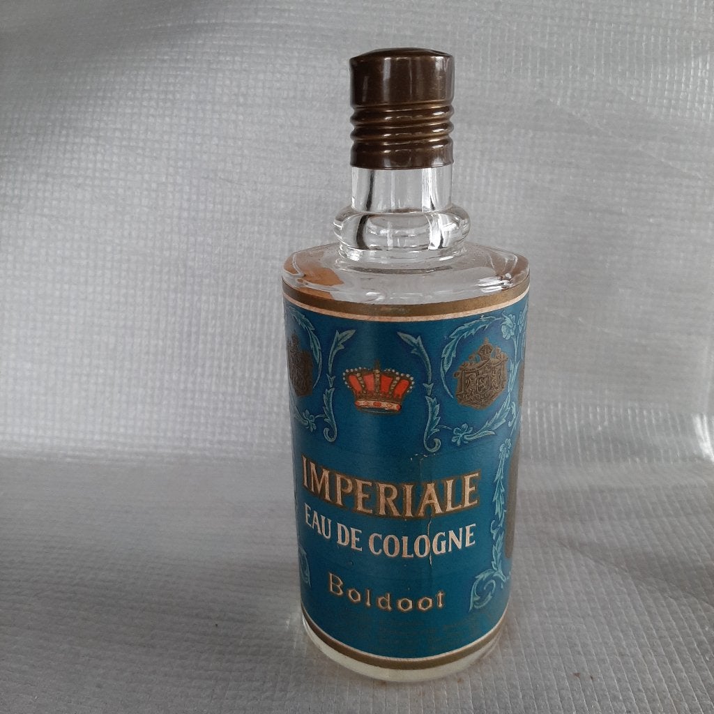 vintage flesje Boldoot eau de cologne Imperiale, Verzamelen, Ophalen, Gebruikt, Overige typen