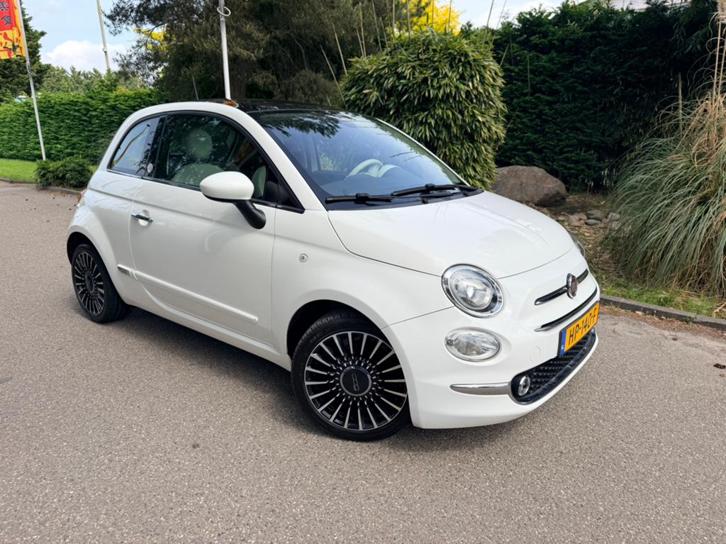 Fiat 500 Twinair Turbo 80pk PANO/CLIMA/16”/ EERSTE EIGENAAR!, Voorwielaandrijving, Stof, Origineel Nederlands, Bedrijf