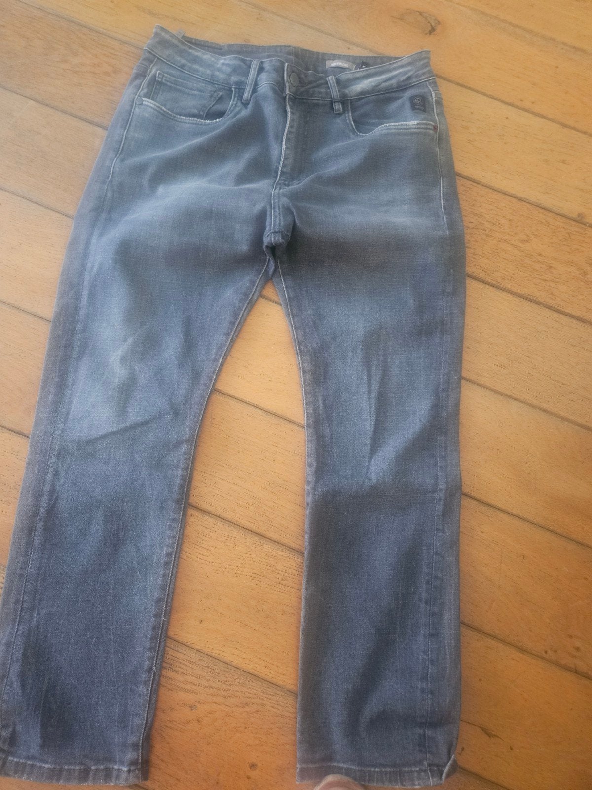 Grijze spijkerbroek van Elias Rumelis, Maat 38/40 (M), Ophalen of Verzenden, Gedragen, Elias rumelis