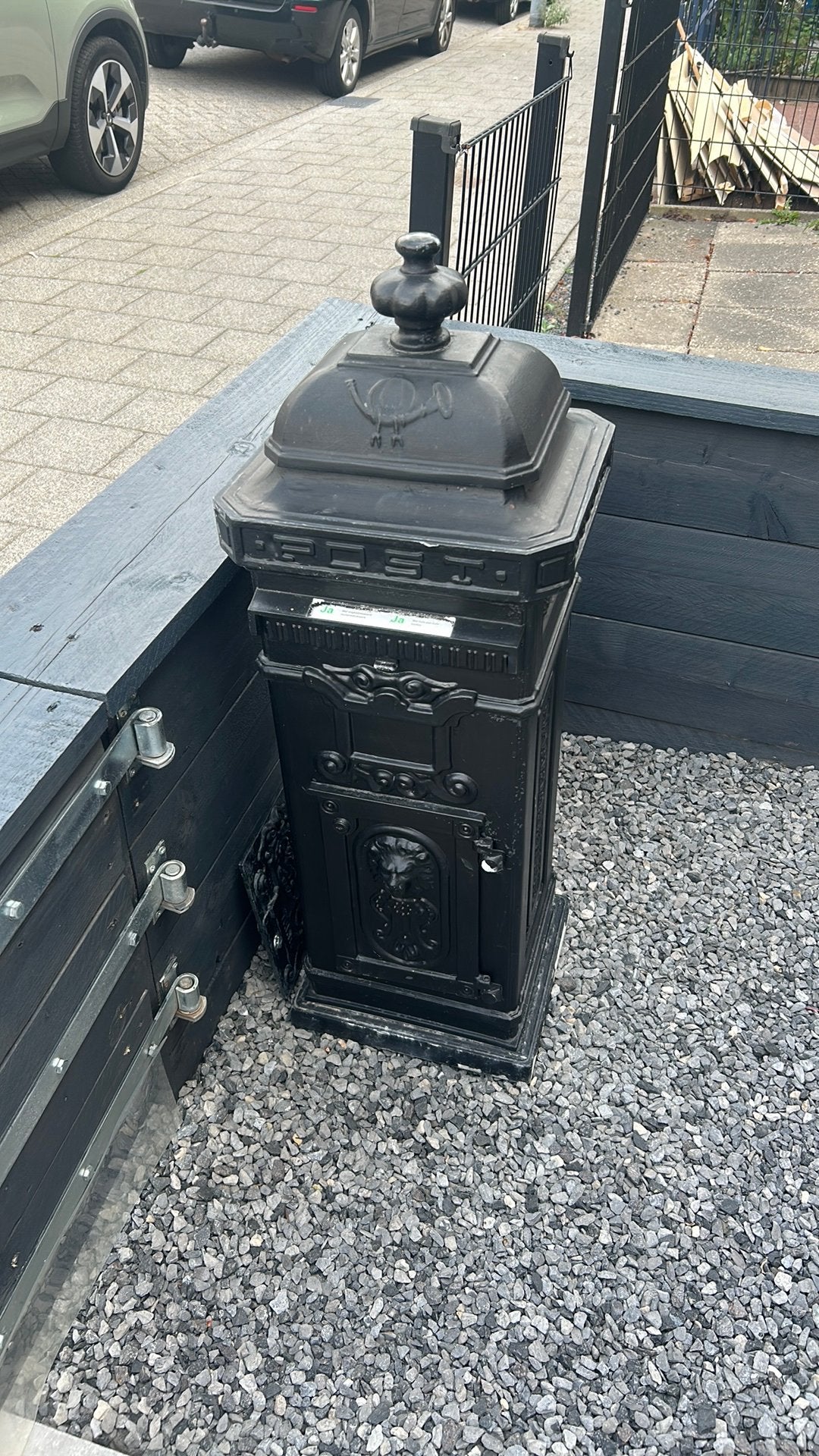 Opknapper brievenbus engelse brievenbus, Ophalen, Zo goed als nieuw, IJzer