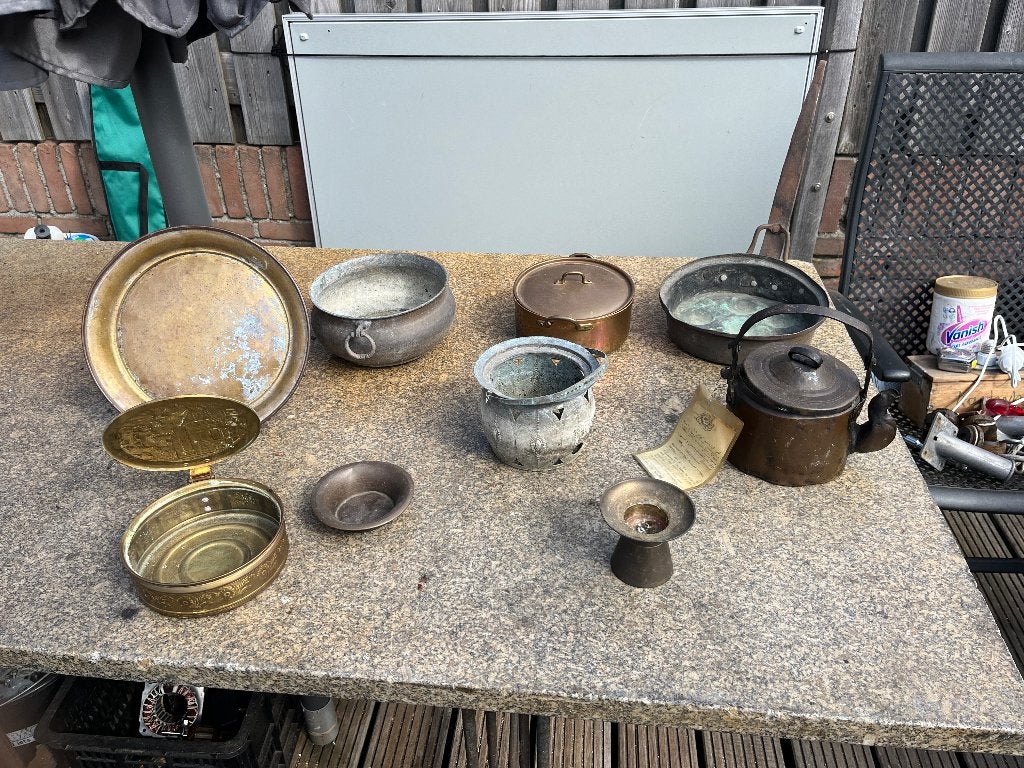 Antiek koperwerk, Antiek en Kunst, Ophalen, Koper