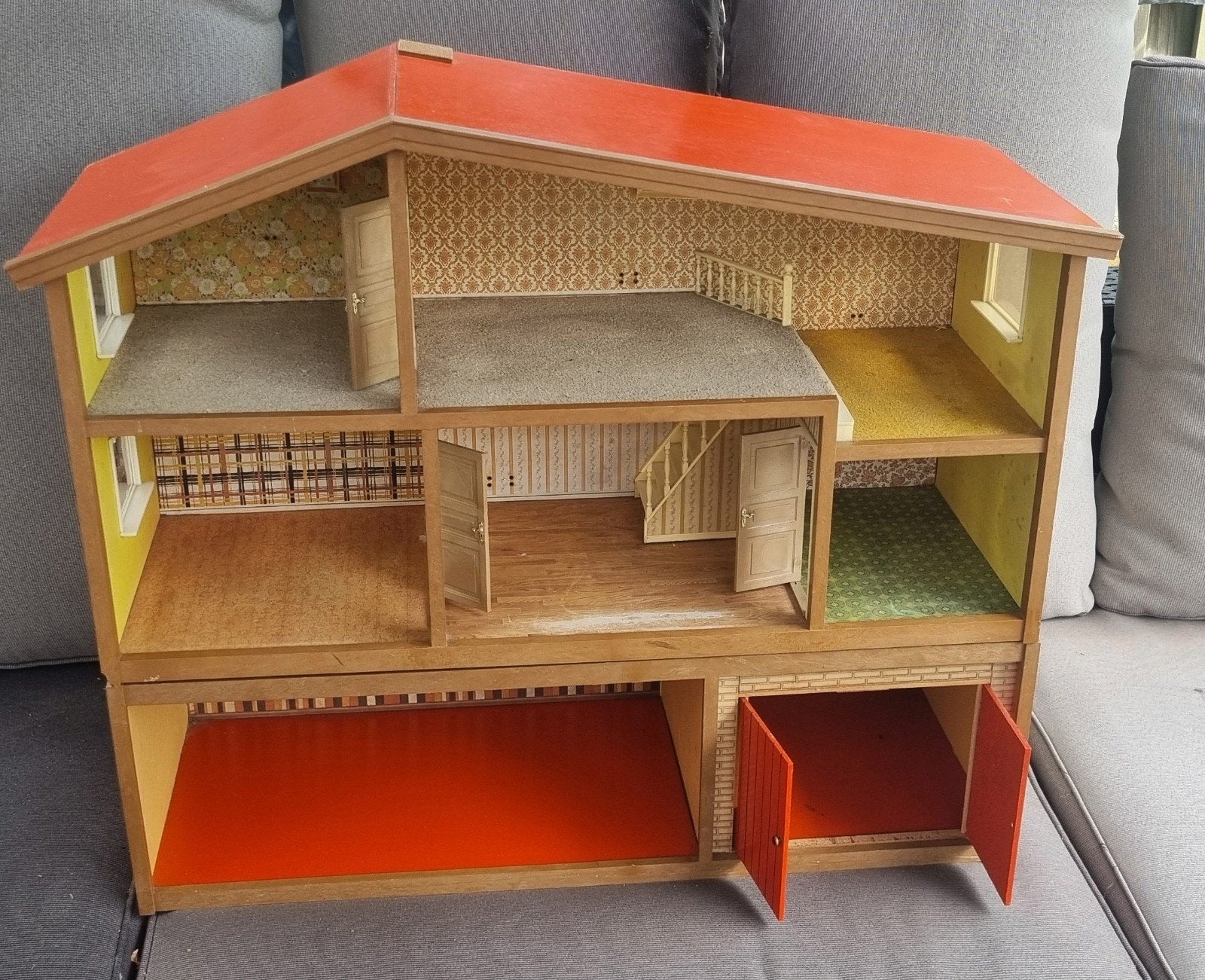 Vintage Poppenhuis Lundby jaren 60-70, Verzamelen, Ophalen of Verzenden, Gebruikt, Poppenhuis