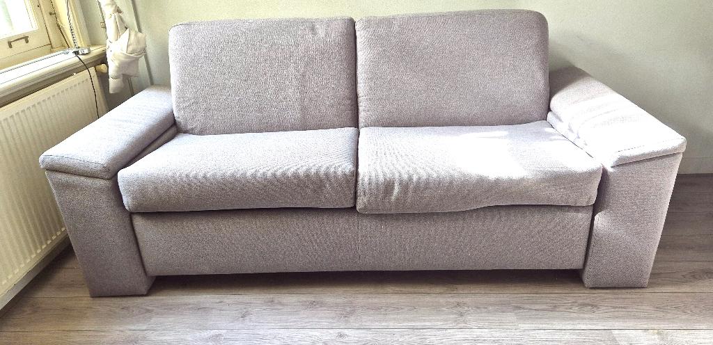 Slaapbank opklapbed € 650,-, Ophalen, Tweepersoons, 140 cm, Zo goed als nieuw