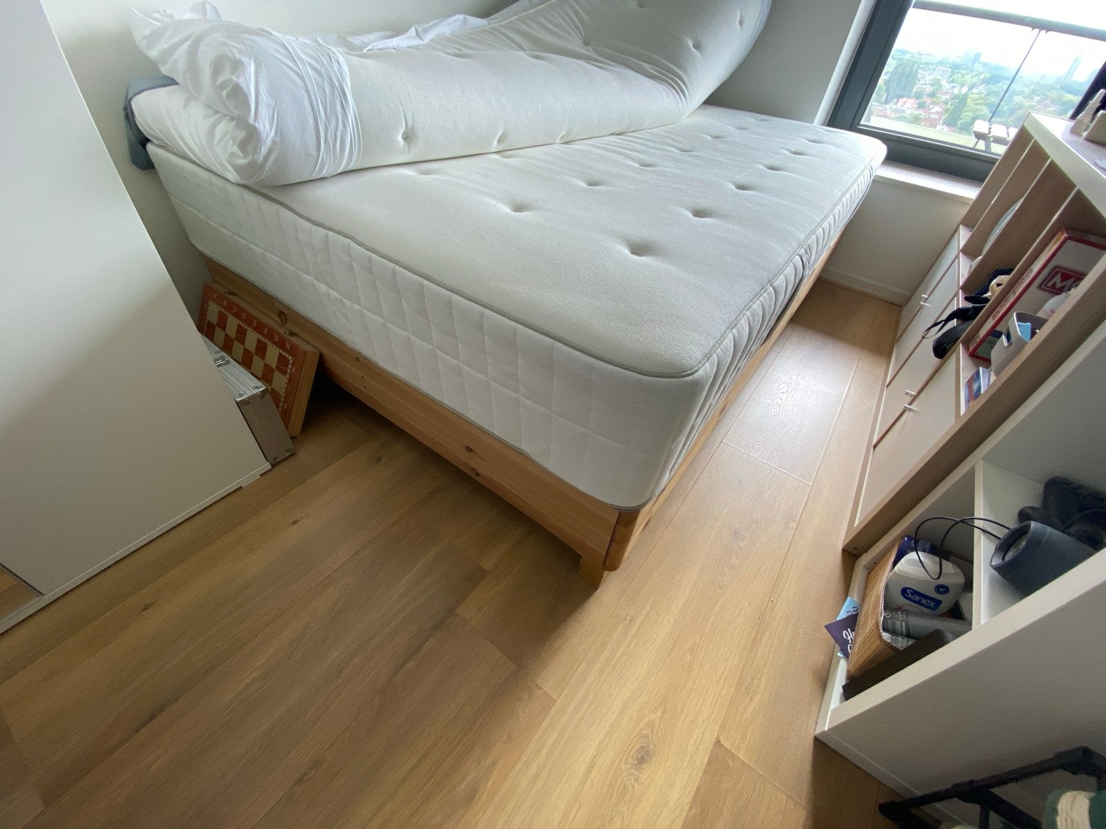 Ikea Hokkasen matras 140x200 met optionele topper, Huis en Inrichting, Slaapkamer | Matrassen en Bedbodems, Ophalen, Gebruikt