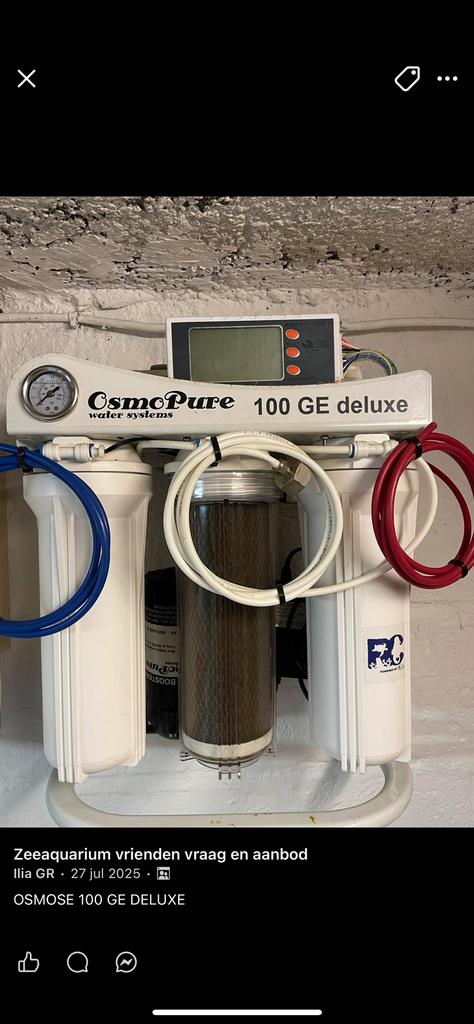 Osmosewater voor zeeaquarium, Ophalen, Zo goed als nieuw