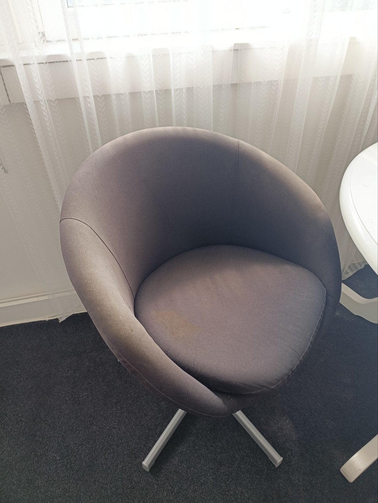 3 draaibare stoelen - Paars en Grijs, Ophalen, Gebruikt, Twee, Overige kleuren
