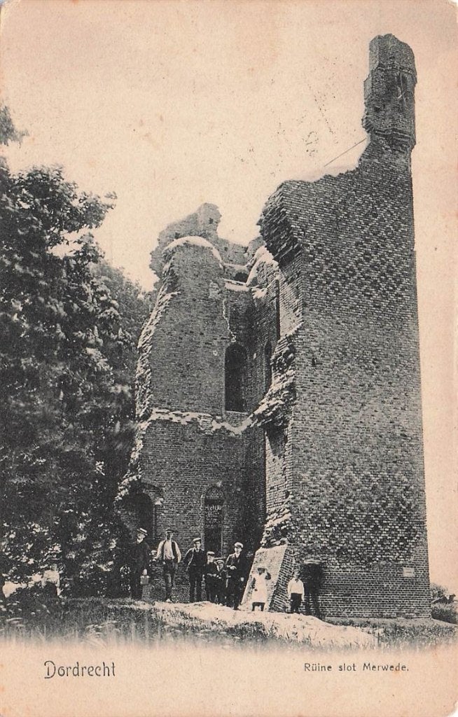 702-282-021 Dordrecht Ruine Slot Merwede, Verzenden, Voor 1920, Zuid-Holland