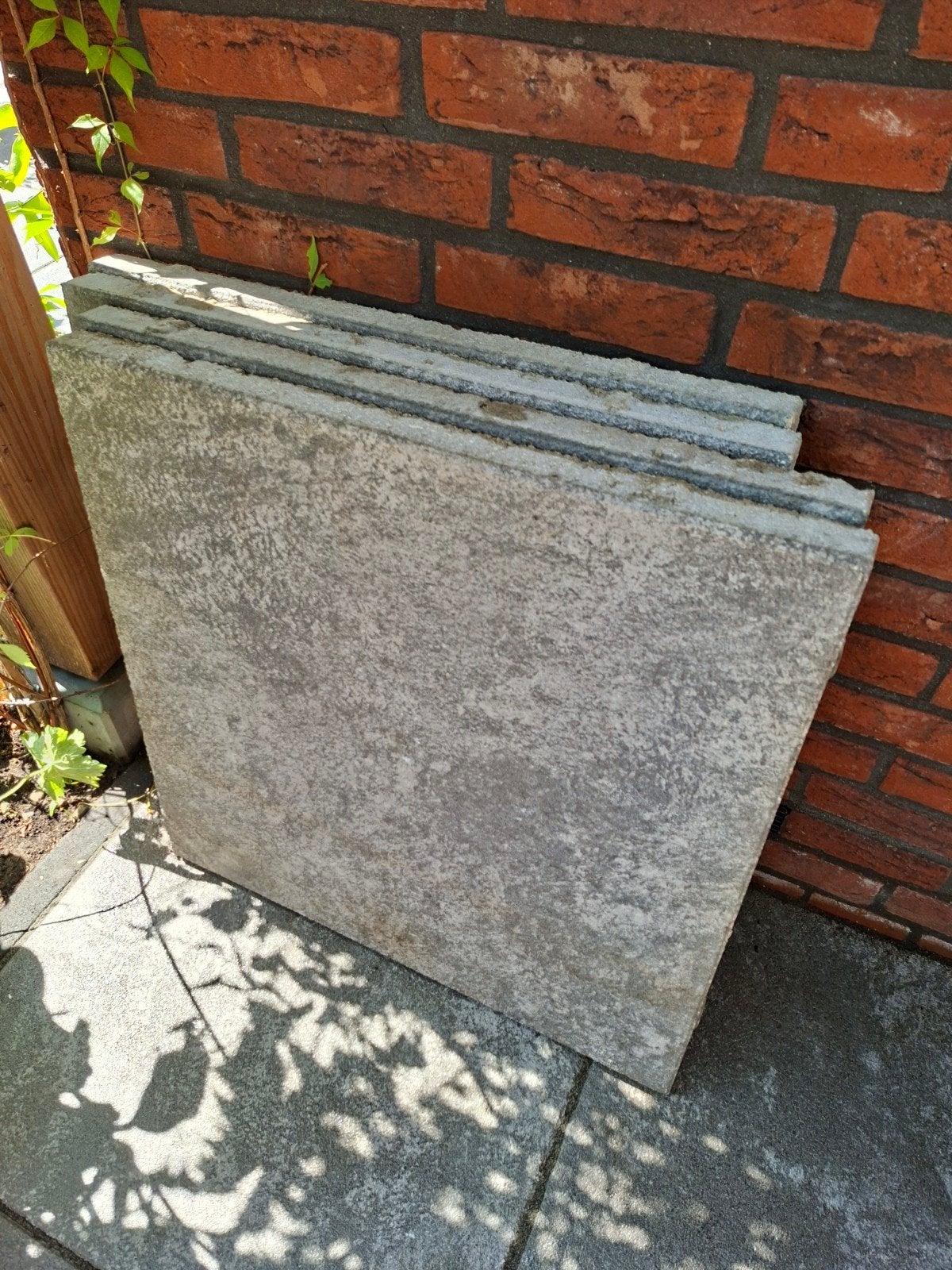 Gratis: 4 nieuwe terrastegels / tuintegels 60x60x4cm, Tuin en Terras, Tegels en Klinkers, Ophalen, Nieuw, Minder dan 5 m², Terrastegels
