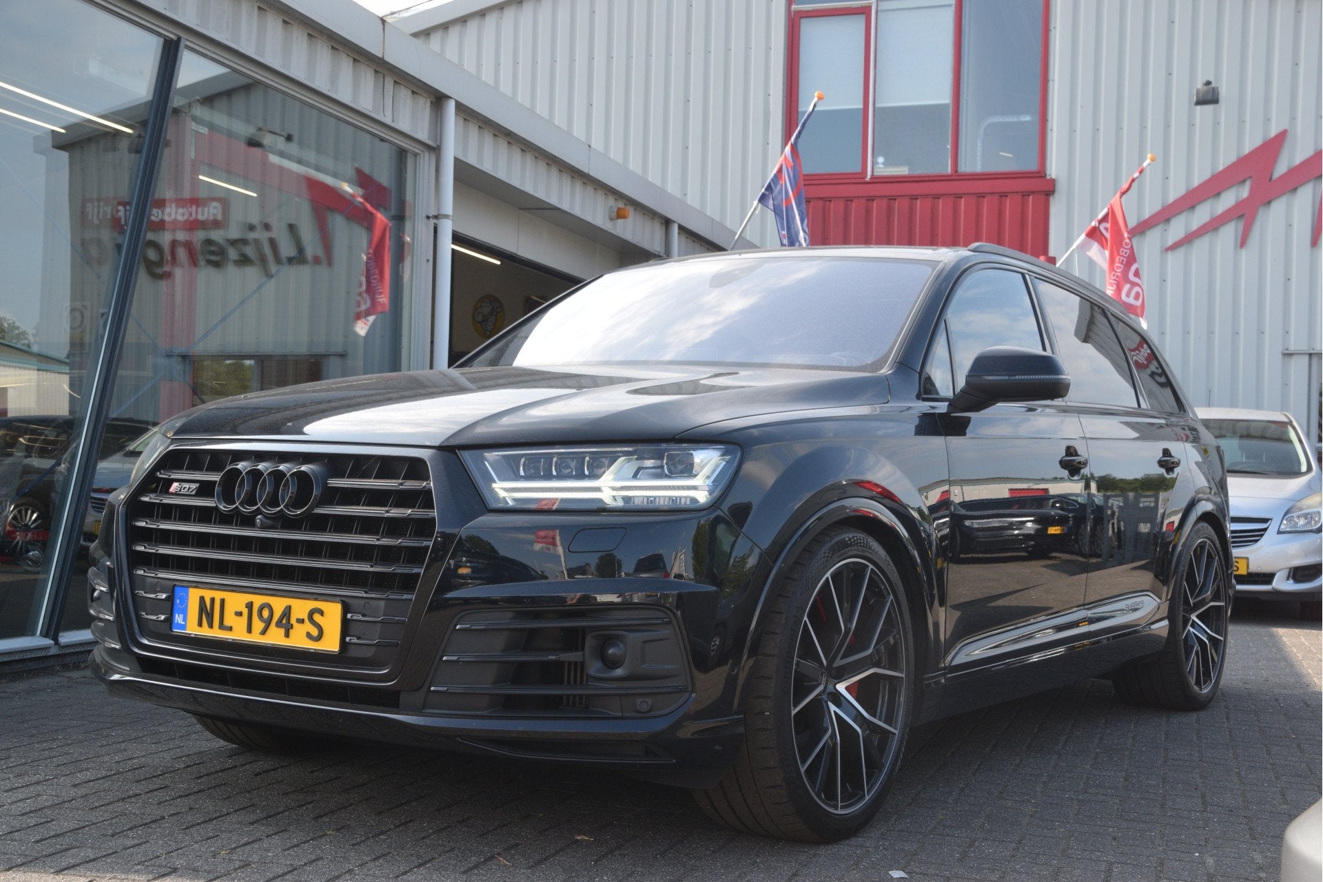 Audi SQ7 4.0 TDI SQ7 quattro Pro Line + 7p Bose | Pano | 4w, Auto's, Audi, SQ7, Gebruikt, 7 stoelen, Zwart