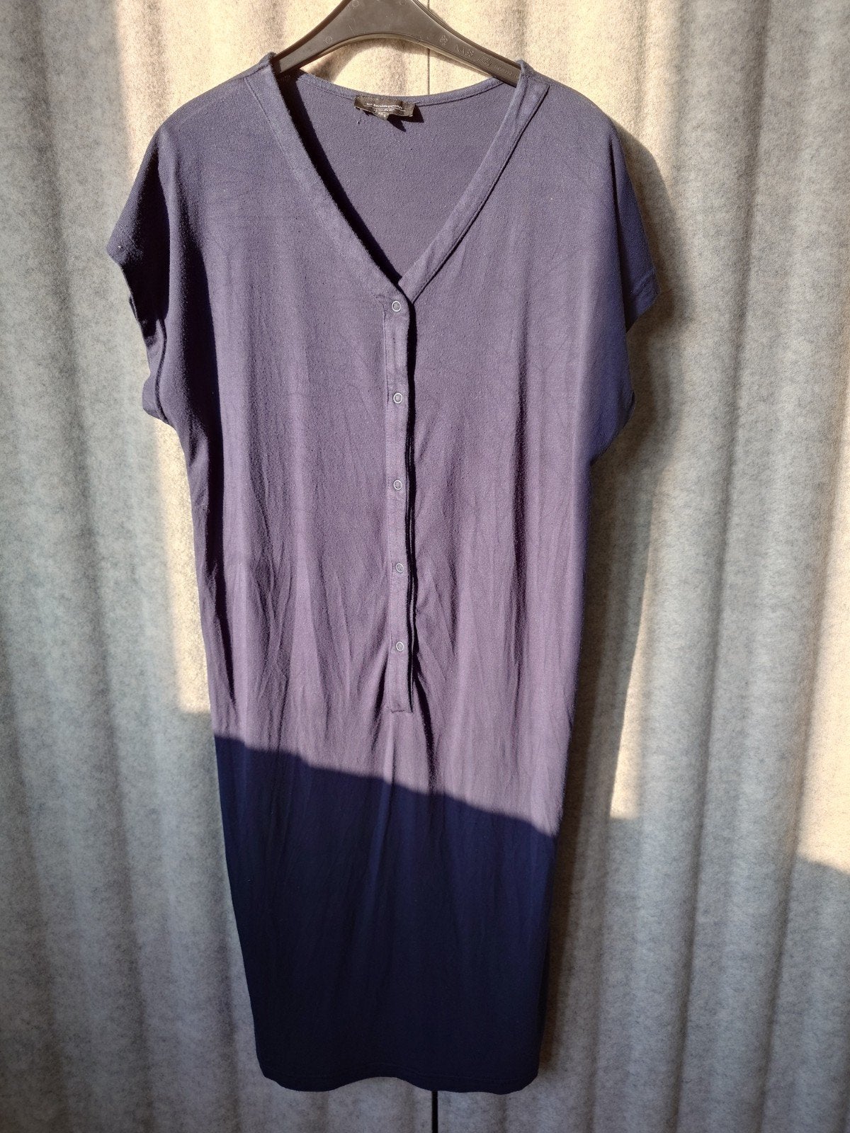 Het Bevallingsjurkje - Maat XS/S - Blauw, Kleding | Dames, Positiekleding, Blauw, Jurk, Ophalen of Verzenden, Zo goed als nieuw