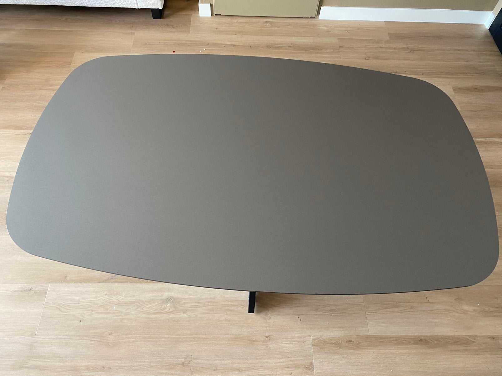 Eettafel bronze deens ovaal 160cm, 100 tot 150 cm, Nieuw, Ophalen of Verzenden, Vijf personen of meer
