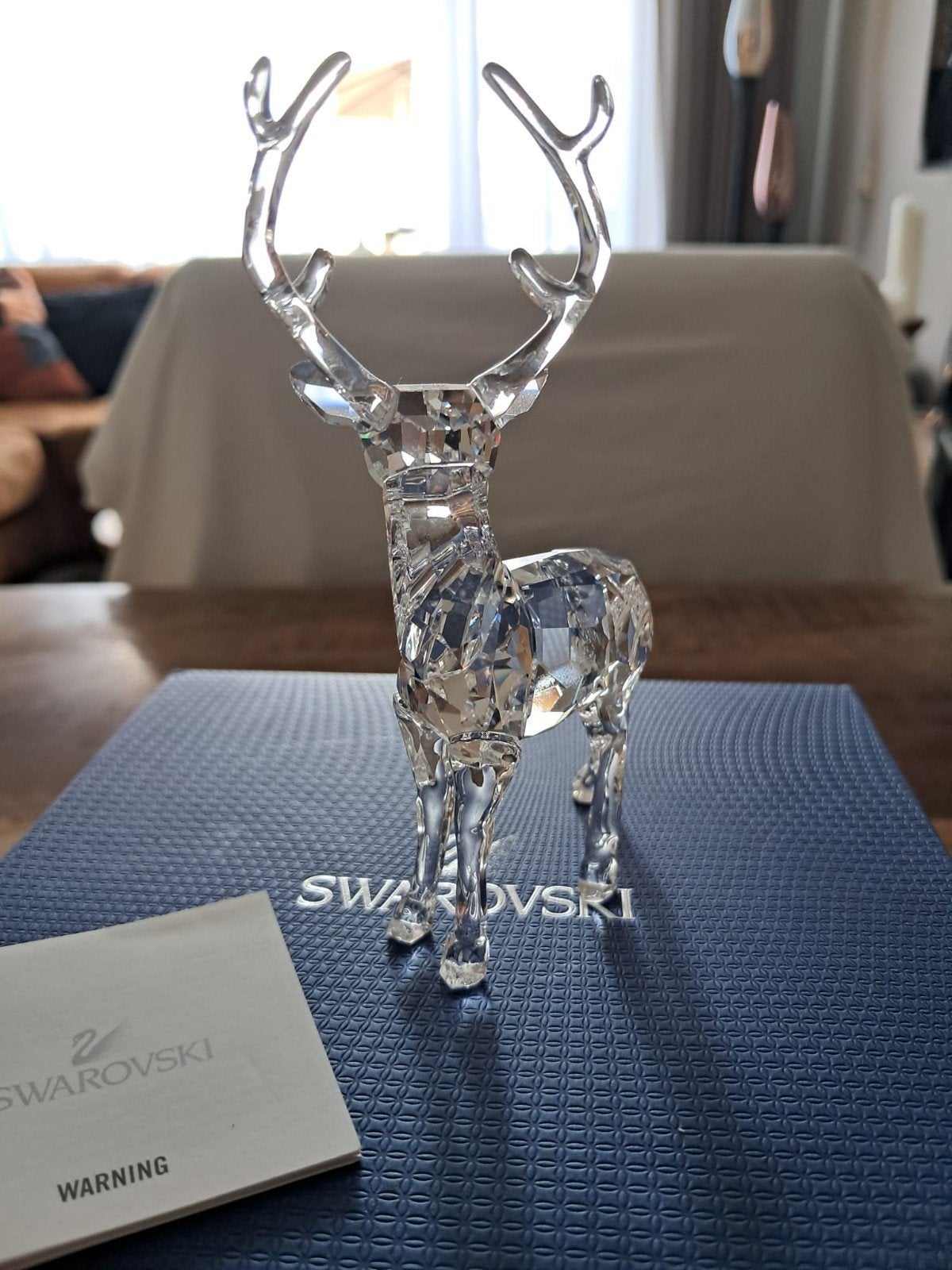 Swarovski Edelhart Kristal met Doos en Certificaat, Verzamelen, Swarovski, Ophalen of Verzenden, Zo goed als nieuw, Figuurtje