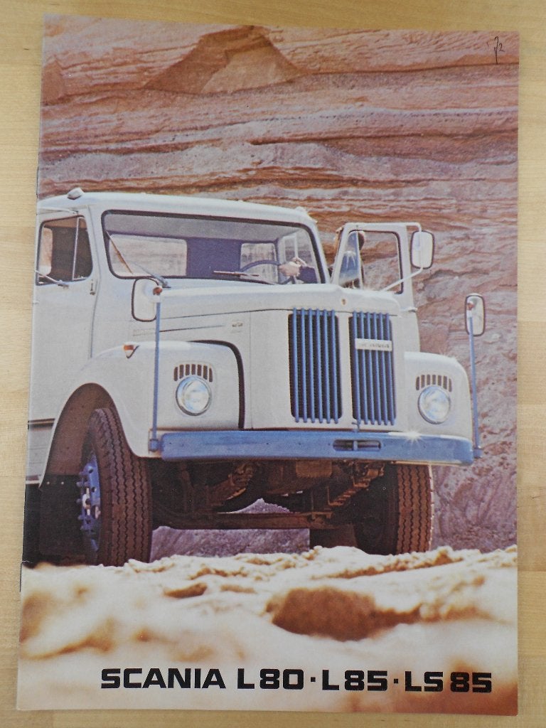 Scania L80 L85 LS85 Brochure 1972 – L LS 80 85 – Torpedo, Ophalen of Verzenden, Zo goed als nieuw, Overige merken, Scania