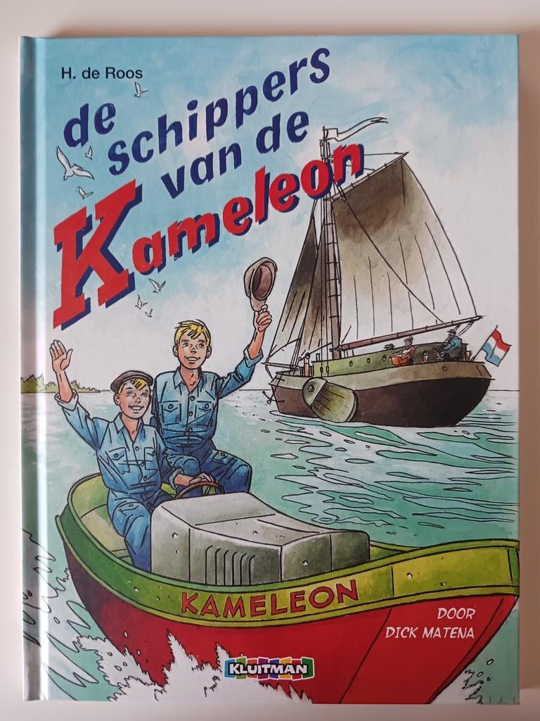 Dick Matena - De schippers van de Kameleon, als nieuw hardco, Eén stripboek, Ophalen of Verzenden, Zo goed als nieuw, Dick Matena; H. Roos