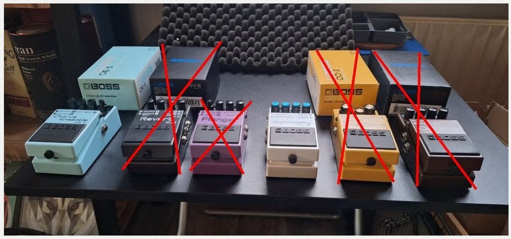 Partij Boss Gitaarpedalen (CE-5, DD-3T) - Laatste twee, Muziek en Instrumenten, Effecten, Ophalen of Verzenden, Gebruikt, Delay of Echo