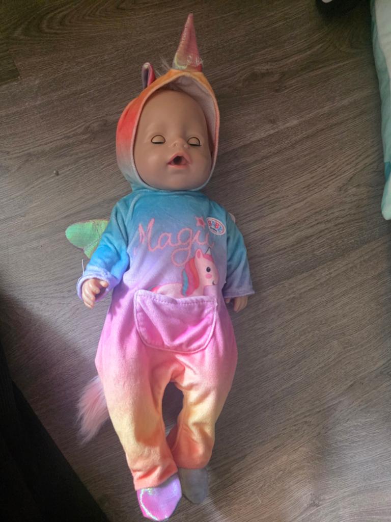 Babyborn unicorn, Ophalen of Verzenden, Babypop