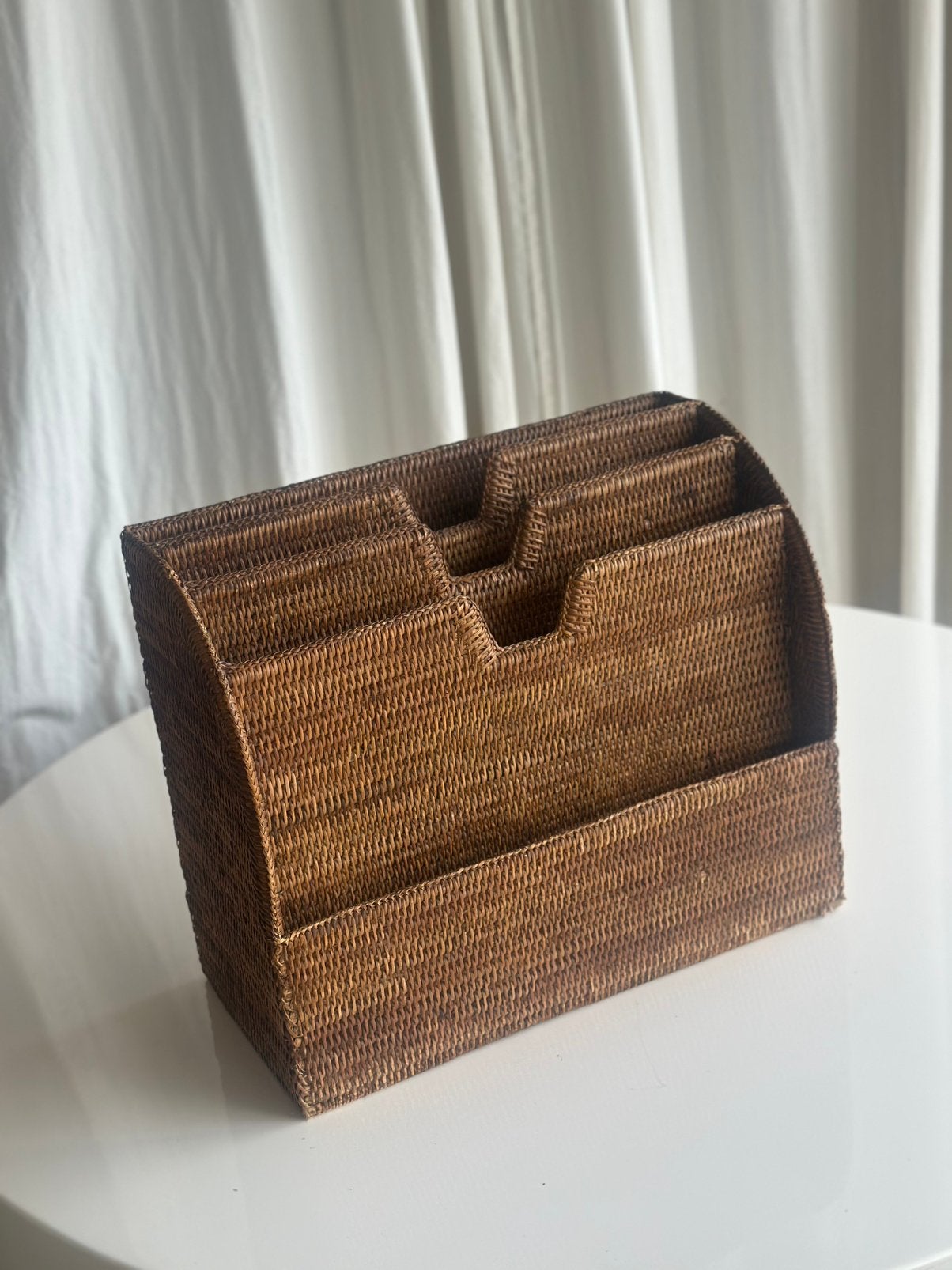 Flamant Togo Lectuurbak Birmariet Rotan Vintage XL Organizer, Meerdere vakken, Gebruikt, Lectuurbak, Flamant