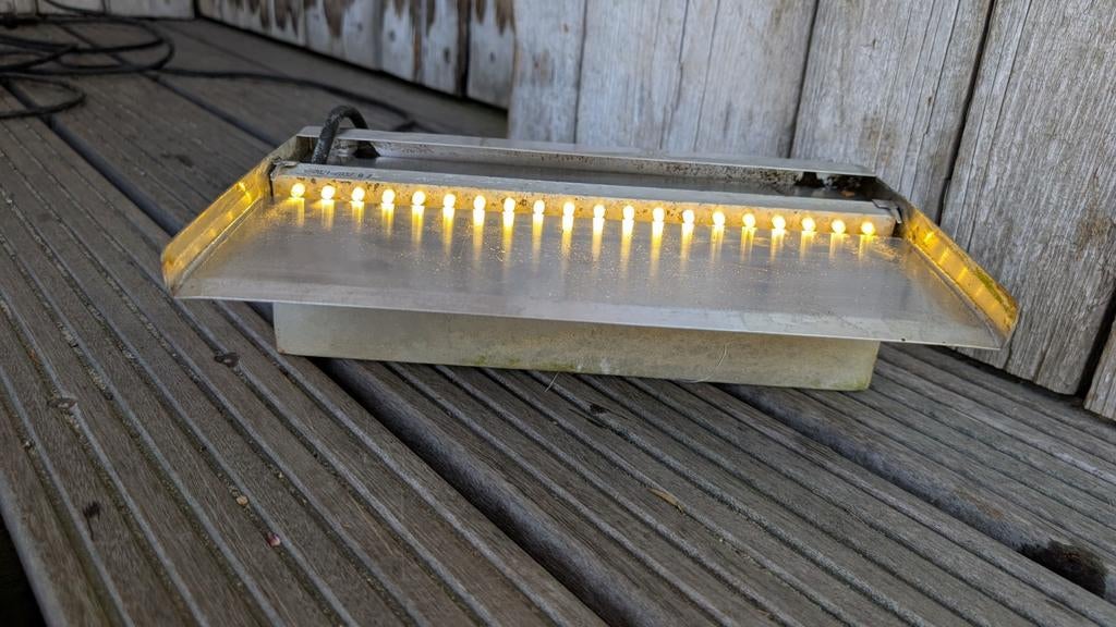 RVS Waterval voor Vijver met LED Verlichting (30x10x28cm), Tuin en Terras, Ophalen of Verzenden