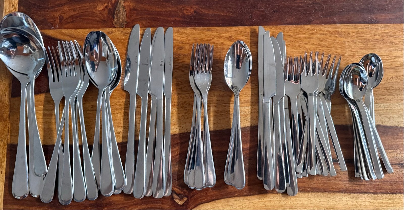 SOLA 39- delige bestekset + 12-delige koffieset, Ophalen of Verzenden, Gebruikt, Rvs of Chroom