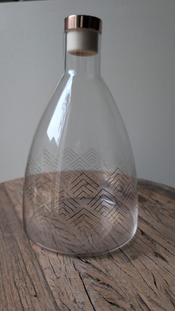 Glazen karaf/fles/vaas van Rivièra Maison, Huis en Inrichting, Woonaccessoires | Overige, Ophalen of Verzenden, Gebruikt