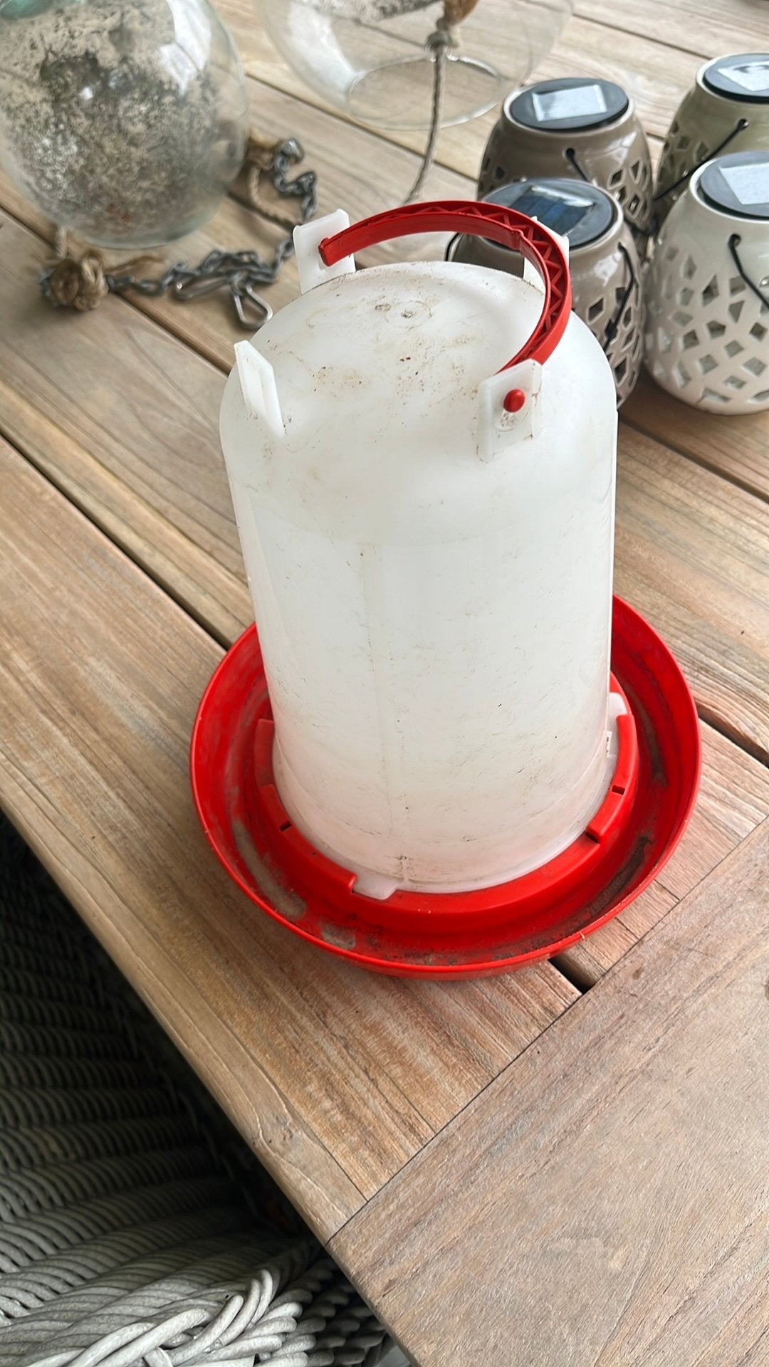 Watersilo voor kippen, Ophalen of Verzenden, Zo goed als nieuw, Drinken en Voederen