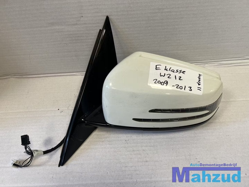 MERCEDES E KLASSE W212 Wit links spiegel 2009-2013, Auto-onderdelen, Spiegels, Mercedes-Benz, Gebruikt, Ophalen of Verzenden