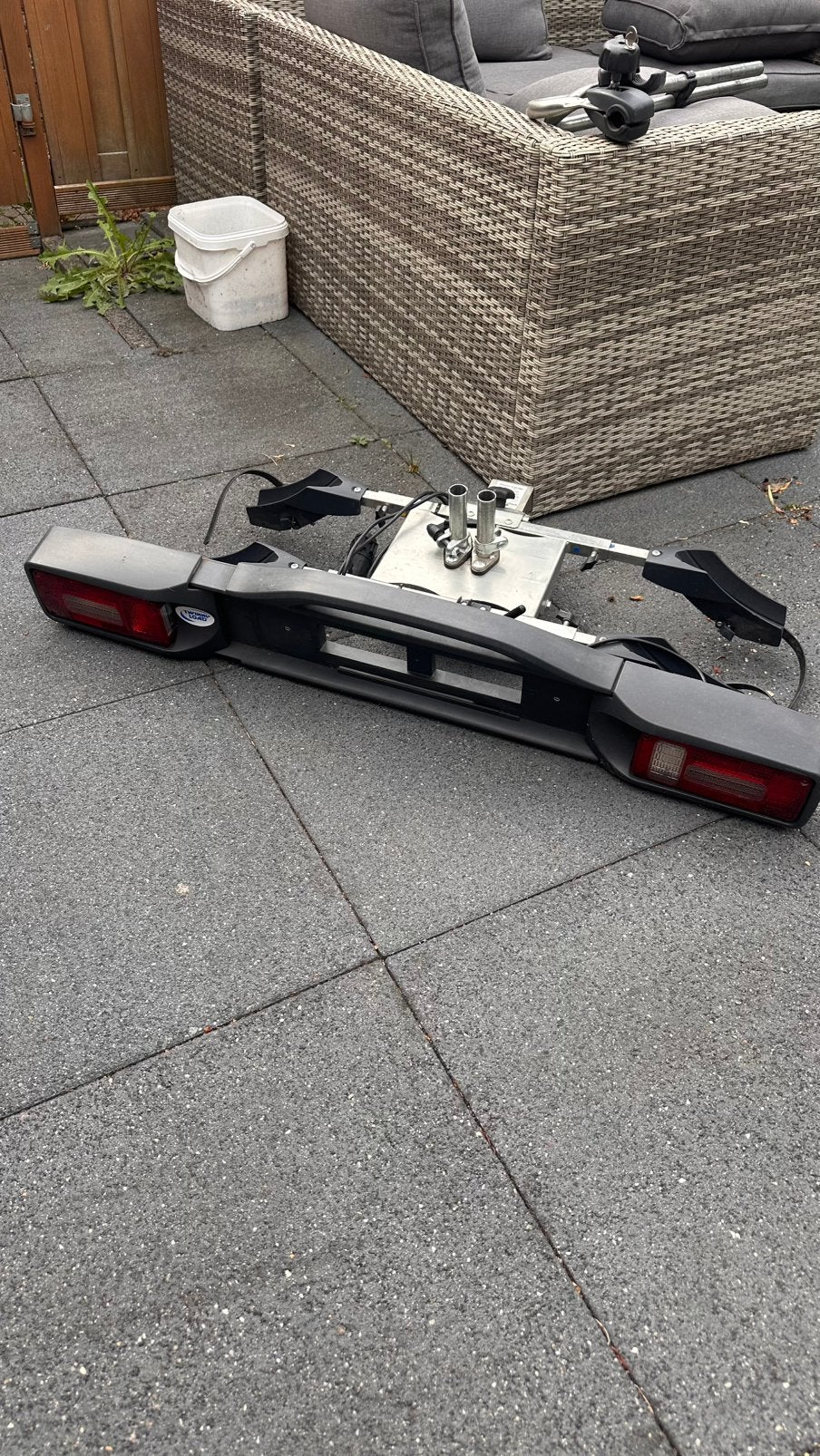 Twinny Load Power carrier, Ophalen, 2 fietsen, Zo goed als nieuw, Trekhaakdrager