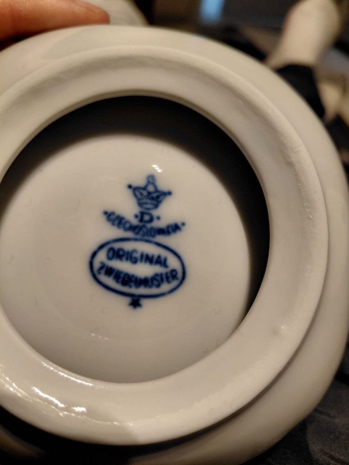 Original Eichwald / Dubi zwiebelmuster. Czechoslovakia, Ophalen