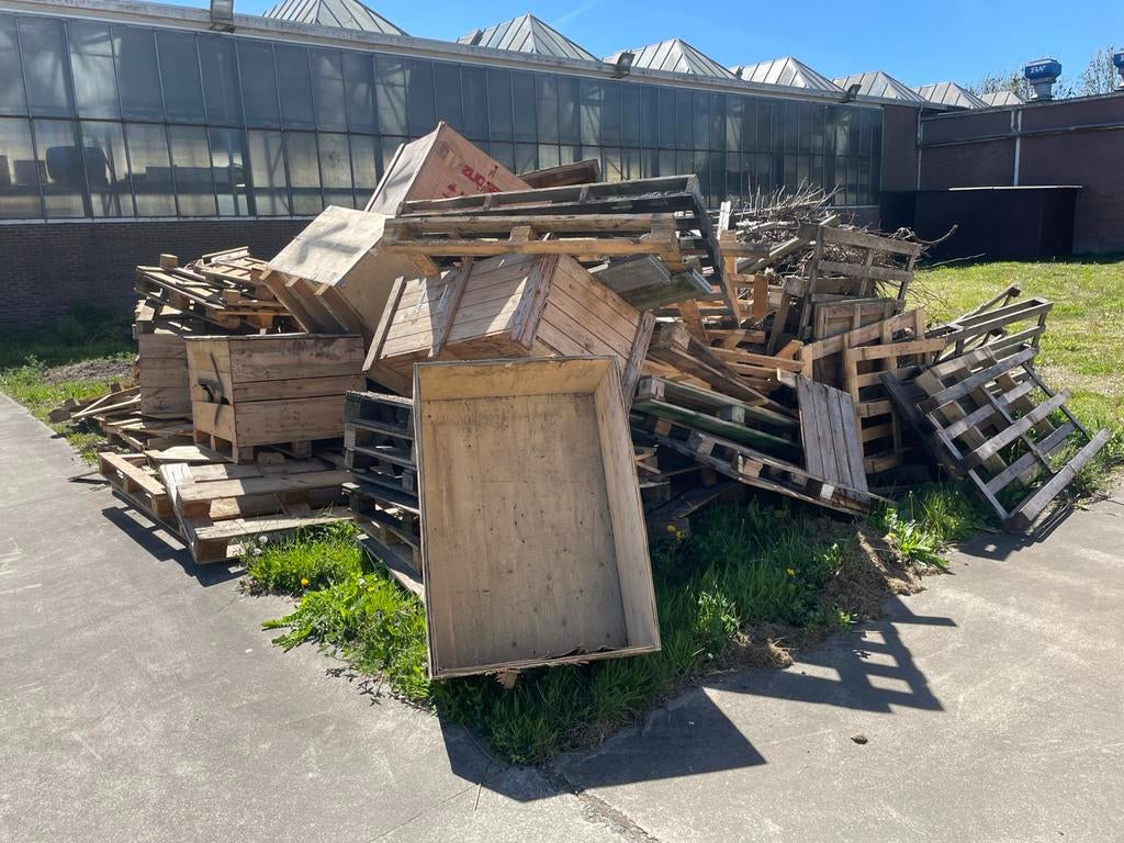Houten pallets GRATIS af te halen, locatie ENS, Minder dan 3 m³, Ophalen