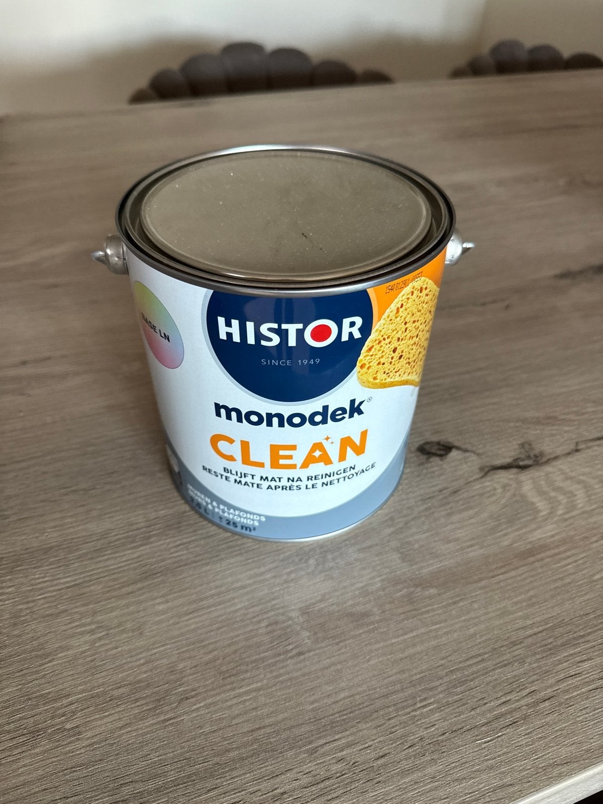 Histor Monodek Clean RAL 9001 verf 2.5 liter, Wit, Nieuw, Ophalen of Verzenden, Verf