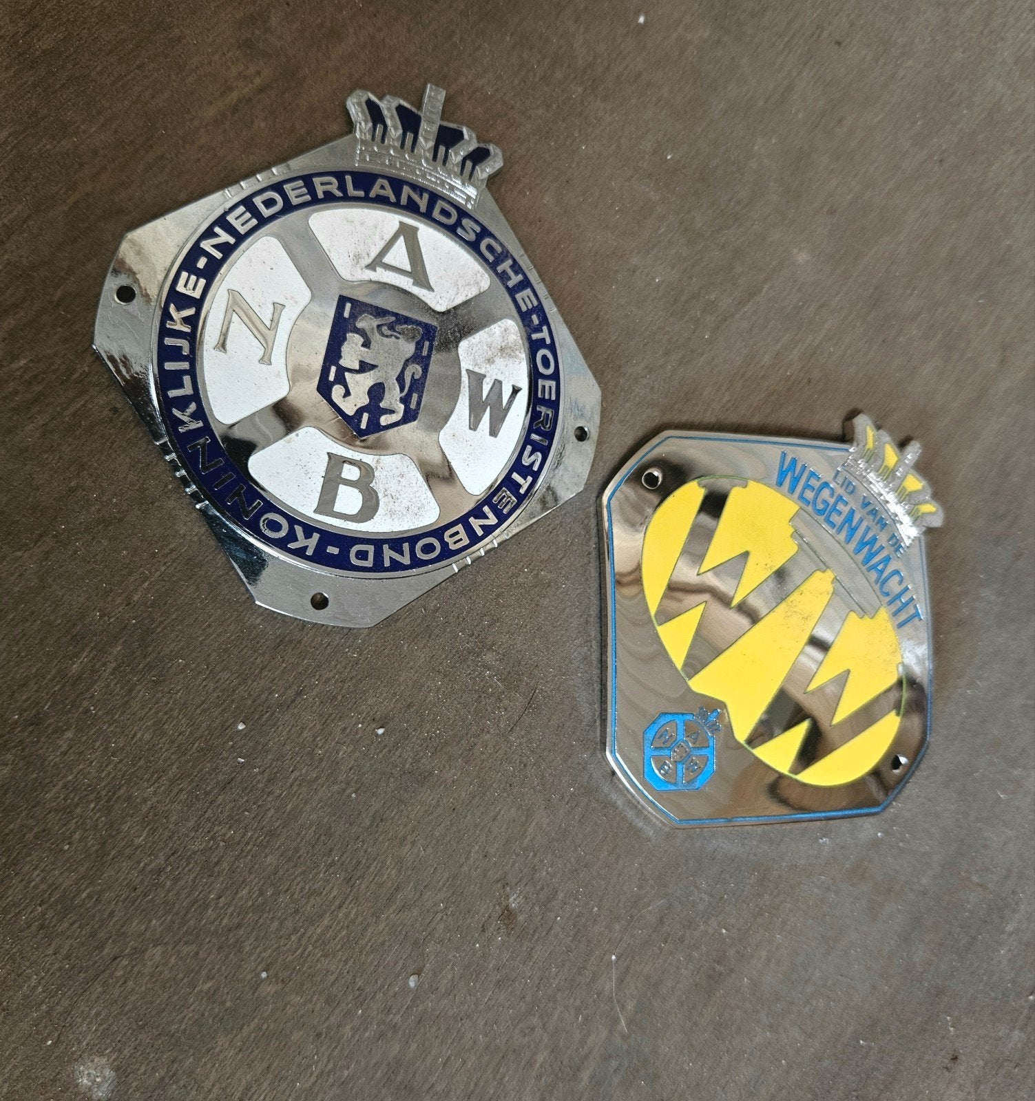 ANWB en WW emblemen, Ophalen of Verzenden, Nieuw, Voor, Spatbord