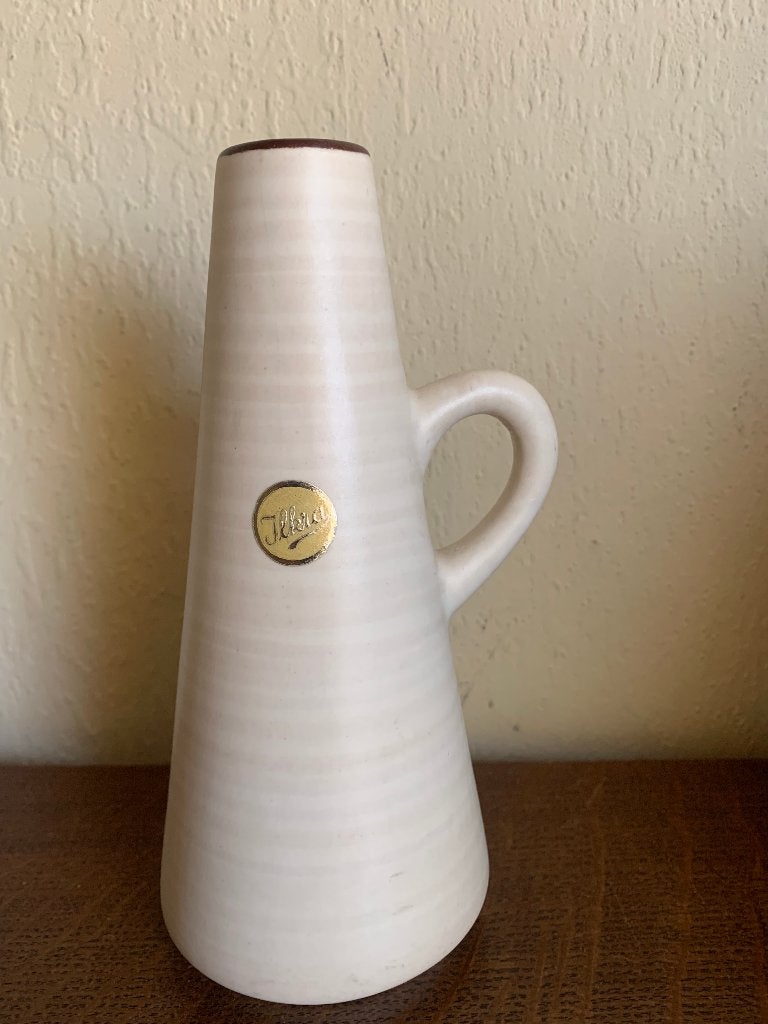 Vintage vaasje ILKRA is  puntgaaf, Ophalen of Verzenden, Huis en Inrichting