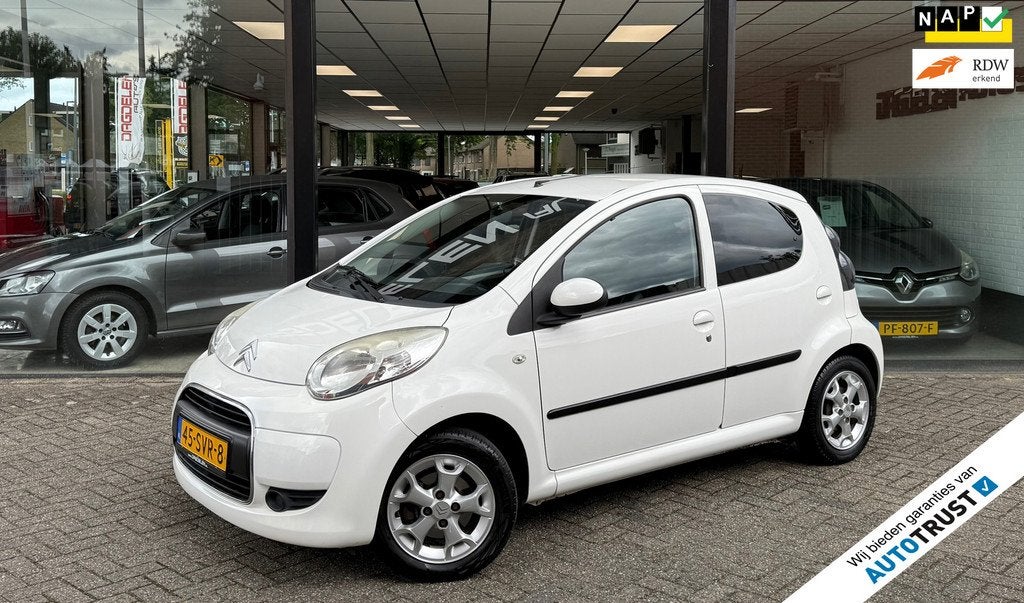 Citroen C1 1.0-12V Exclusive AUTOMAAT | AIRCO | ALCANTARA |, Euro 5, Gebruikt, Zwart, 4 stoelen